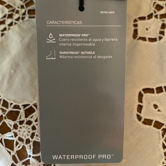 Price Cut! NWT Ariat Skyline H20 lace up waterproof boots Brown/teal. Womens 10. - Picture 10 of 12